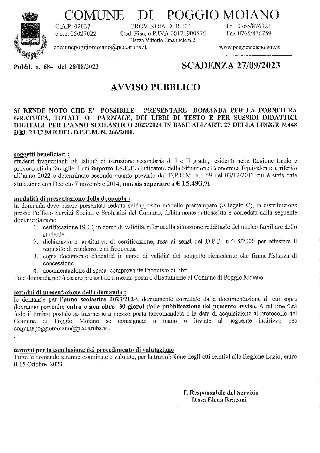 AVVISO PUBBLICO